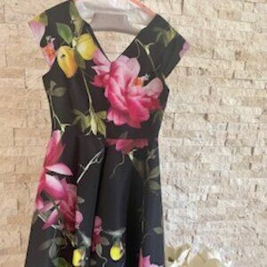 floral elegant dress